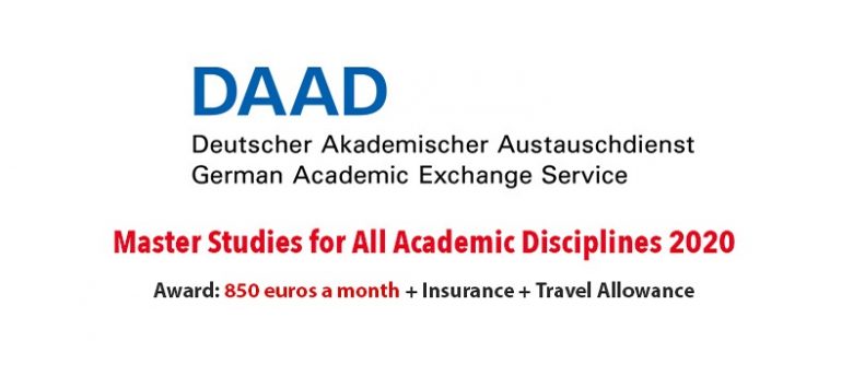 DAAD Master Studies Scholarship for All-Academic Disciplines, Graduate scholarship, Masters scholarship program, Individual scholarship application, International scholarship applications,