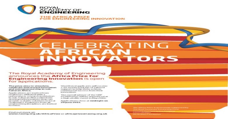 The Africa Prize for Engineering Innovation, International award program, research award, Awards of recognition, Award for a young scientist, Prize award,