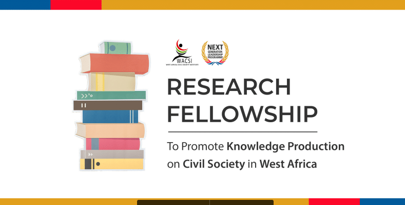 tunity, Postdoc Fellowship, Research fellowship program, Postgraduate fellowship, West Africa Civil Society Institute (WACSI) 2022 Research Fellowship