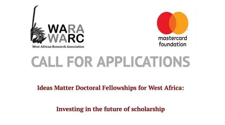 Ideas Matter Doctoral Fellowships for West Africa by WARA, International fellowship, Fellowship opportunity, Doctoral fellowship, Research fellowship program, Postgraduate fellowship, Research Fellowship Program 2023, PhD fellowship