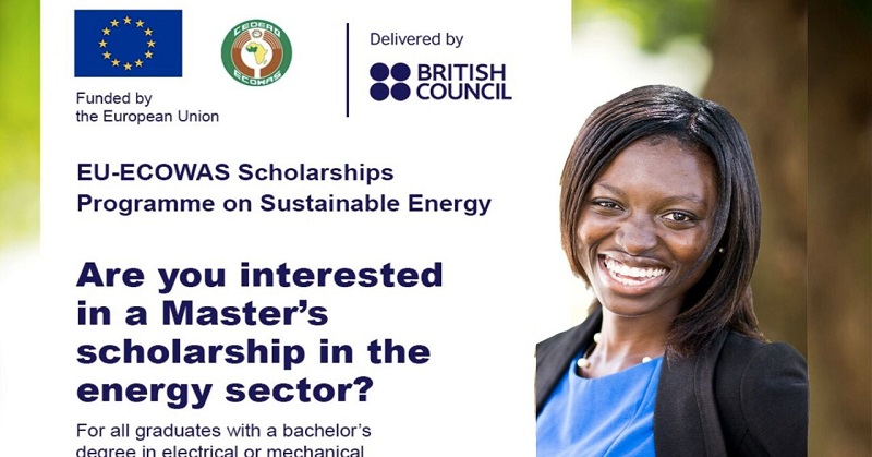 EU-ECOWAS Scholarships Programme on Sustainable Energy, sustainable energy, master's in curriculum and instruction, centre of sustainable energy, sustainable energy sources, sustainable energy systems, renewable energy companies near me