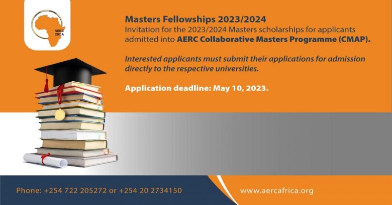 AERC Masters Scholarships for the 2023/2024 Academic Session