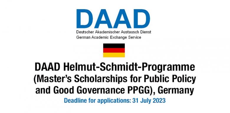 Helmut-Schmidt Master’s Scholarships for Public Policy and Good Governance 2024
