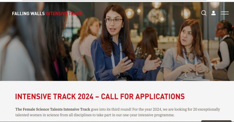 The 2024 Falling Walls Female Science Intensive Track Scholarship